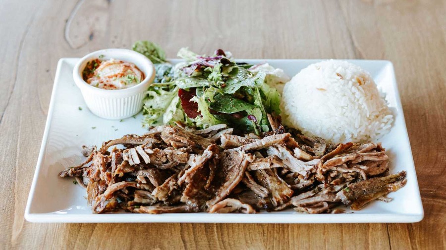 Beef and lamb gyro
